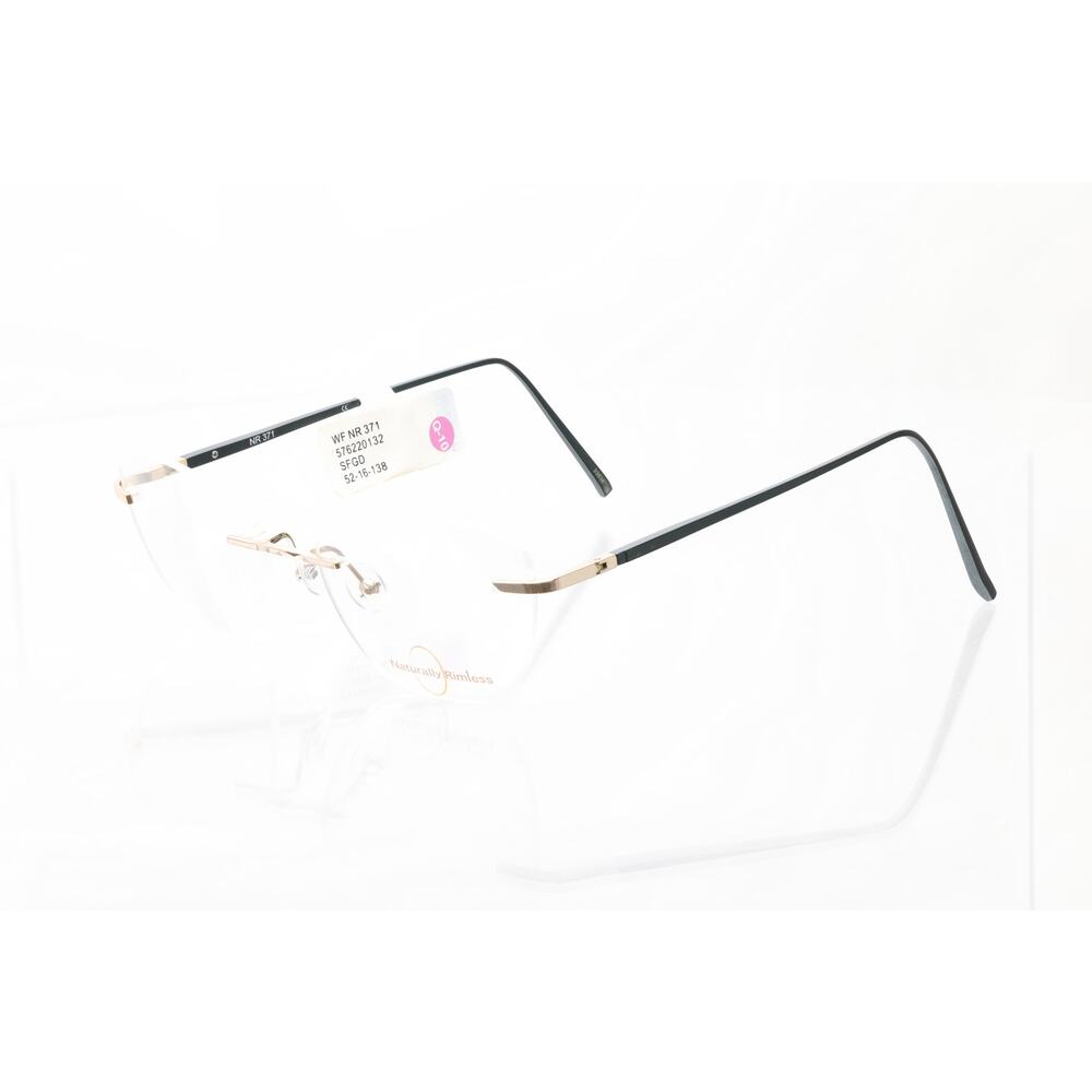 Naturally Rimless NR 371 SFGD 52-16-138mm Eyeglasses FRAMES ONLY - NEW CONDITION
